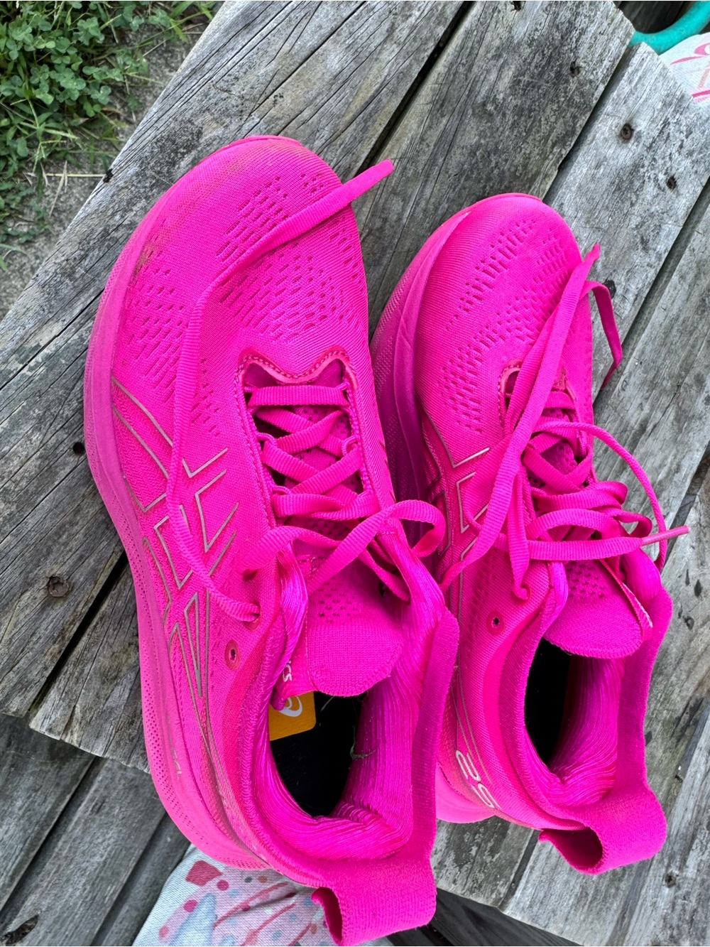ASICS Women's Bright Pink Running Sneakers - Gel Nimbus 25